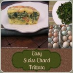 Easy Swiss Chard Frittata (or crustless quiche)