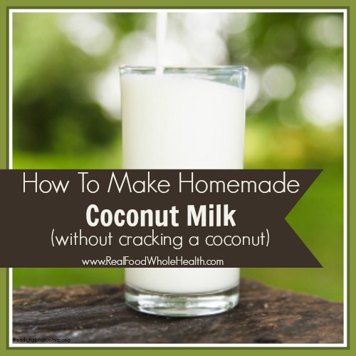 How To Make Your Own Coconut Milk- without cracking coconuts on your kitchen counter!