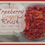 Quick and Easy Cranberry and Orange Relish