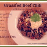 Grassfed Beef Chili- Gluten Free