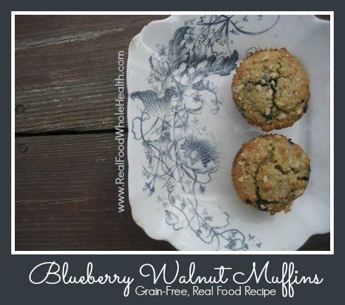 Blueberry Walnut Muffins by Real Food Whole Health