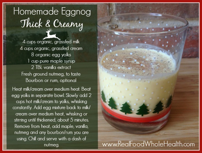 Homemade Eggnog Recipe