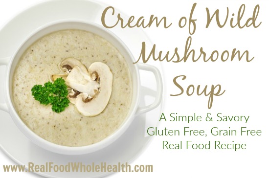 Homemade Cream of Wild Mushroom Soup